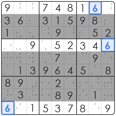 tricks in sudoku